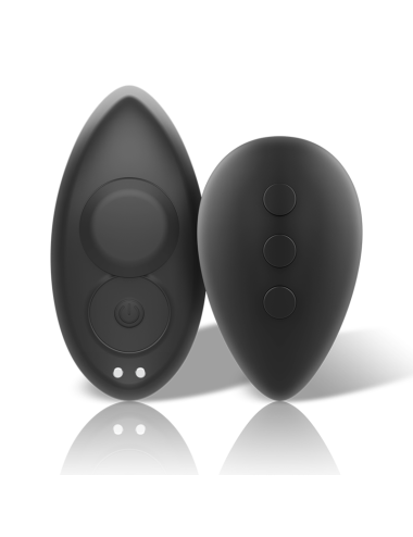 BLACK&SILVER - PANTALONE VIBRATORE IN SILICONE RICARICABILE PRESTON NERO