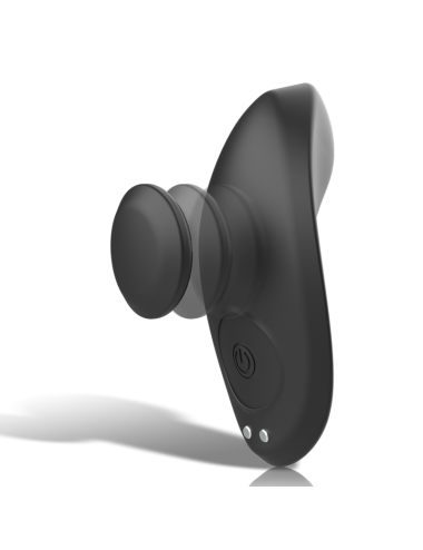 BLACK&SILVER - PANTALONE VIBRATORE IN SILICONE RICARICABILE PRESTON NERO