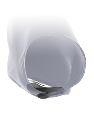 BLACK&SILVER - PANTALONE VIBRATORE IN SILICONE RICARICABILE PRESTON NERO