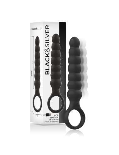 BLACK&SILVER - POTENTE DILATATORE ANALE IN SILICONE BOB