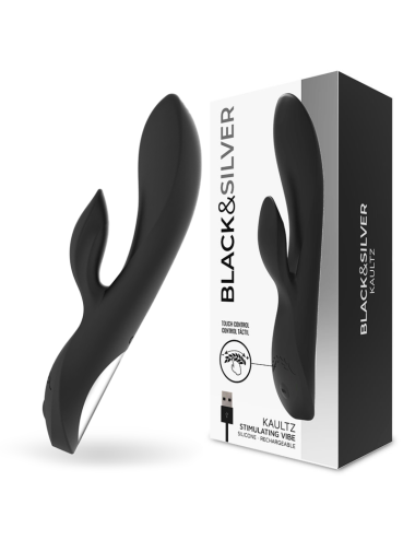 BLACK&SILVER - VIBRATORE TOUCH CONTROL KAULTZ