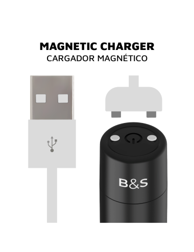 BLACK&SILVER - KERNEX 2 PROIETTILE MAGNETICO VIBRANTE NERO