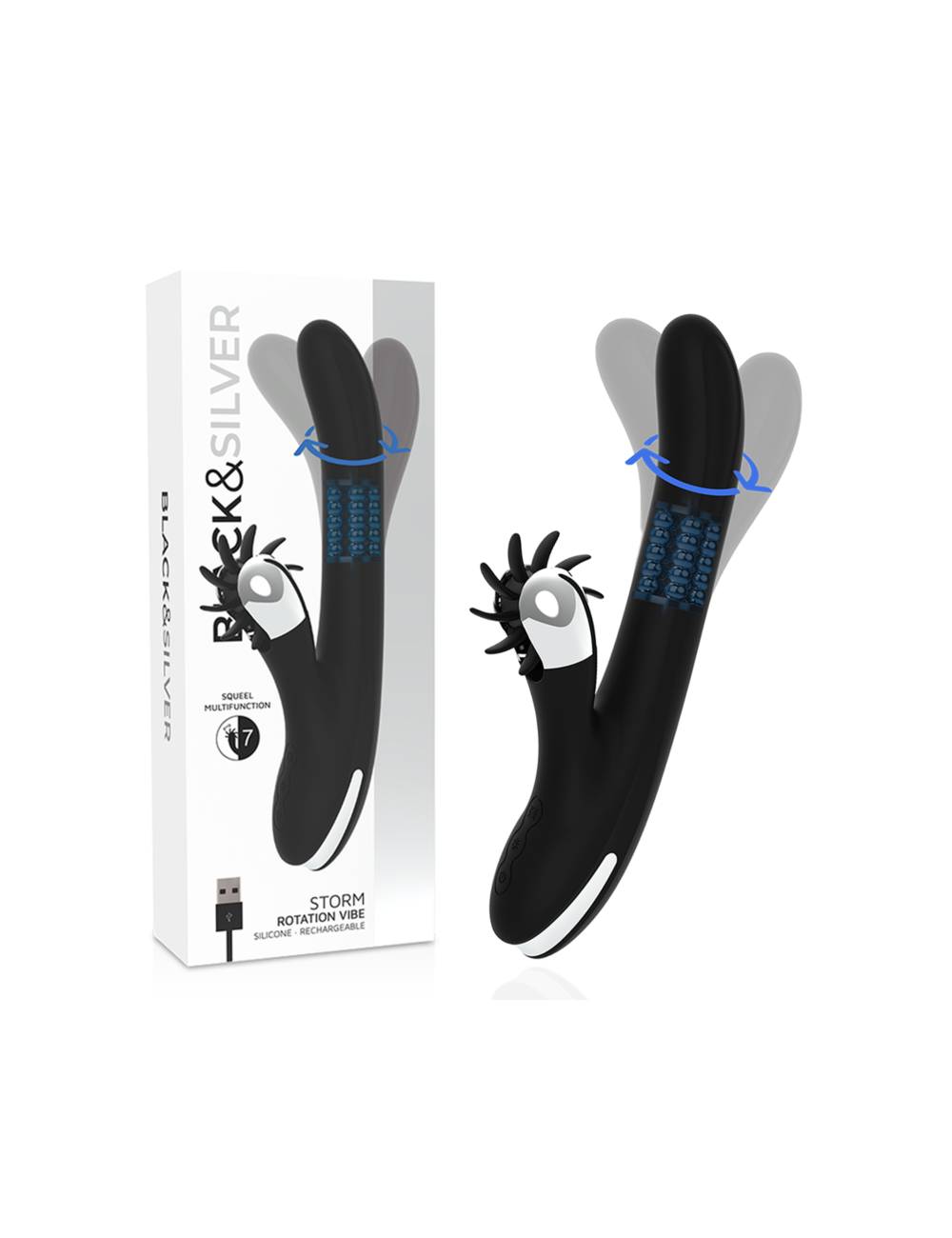 BLACK&SILVER - VIBRAZIONE DI ROTAZIONE DI BUNNY STORM