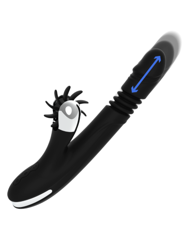 BLACK&SILVER - VIBRA SU E GIÙ CON CANNA DI CONIGLIO