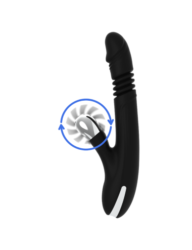 BLACK&SILVER - VIBRA SU E GIÙ CON CANNA DI CONIGLIO