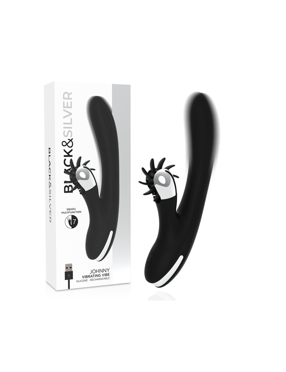 BLACK&SILVER - VIBRA VIBRANTE BUNNY JOHNNY