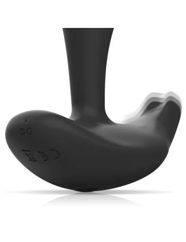 BLACK&SILVER - TELECOMANDO IN SILICONE PLUG ANALE DWAYNE