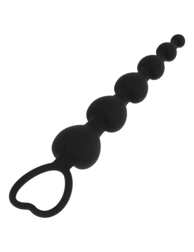 BLACK&SILVER - MILA ANALE CATENA DI CUORI 18 CM