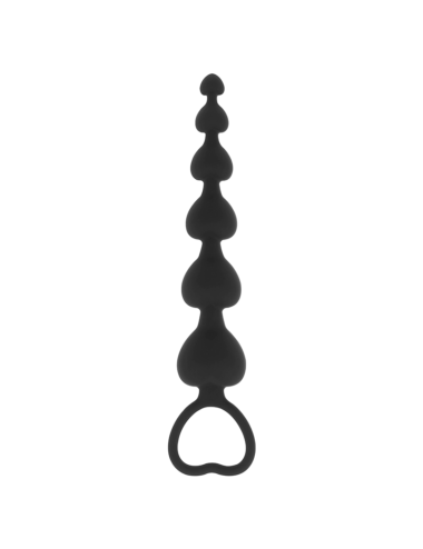 BLACK&SILVER - MILA ANALE CATENA DI CUORI 18 CM