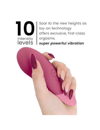 WOMANIZER - VIBE LAY-ON VIBRATORE SILENZIOSO ROSA SCURO