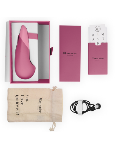 WOMANIZER - VIBE LAY-ON VIBRATORE SILENZIOSO ROSA SCURO