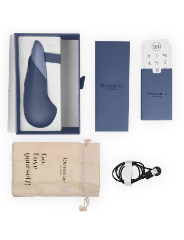 WOMANIZER - VIBE LAY-ON VIBRATORE SILENZIOSO BLU SCURO