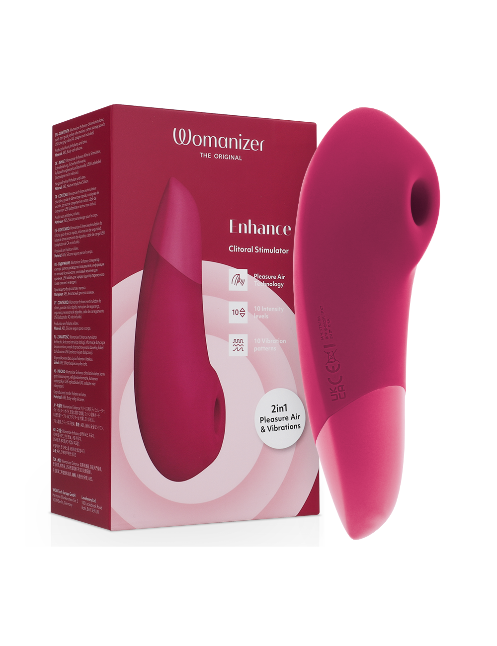 WOMANIZER - STIMOLATORE CLITORIDEO ROSA VIBRANTE