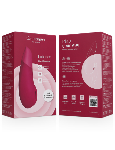 WOMANIZER - STIMOLATORE CLITORIDEO ROSA VIBRANTE