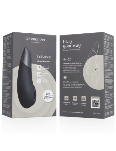 WOMANIZER - STIMOLATORE CLITORIDEO ENHANCE NERO