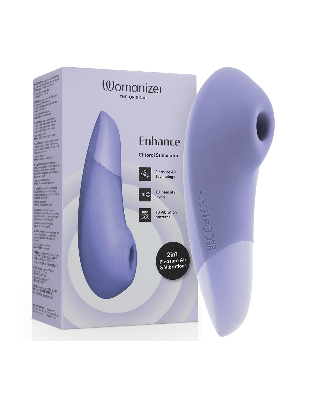 WOMANIZER - STIMOLATORE CLITORIDEO POTENZIATO LILLA
