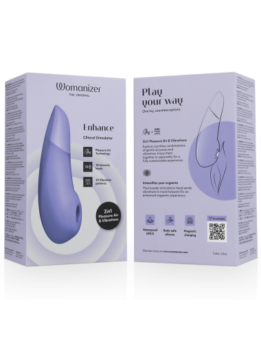 WOMANIZER - STIMOLATORE CLITORIDEO POTENZIATO LILLA