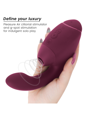 WOMANIZER - DUO NEXT STIMOLATORE DOPPIO CLITORIDEO E PUNTO G ROSA SCURO