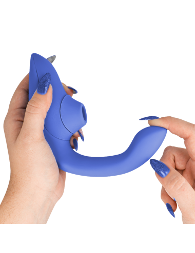 WOMANIZER - BLEND RABBIT VIBRATOR STIMOLATORE BLU VIBRANTE