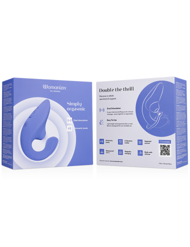 WOMANIZER - BLEND RABBIT VIBRATOR STIMOLATORE BLU VIBRANTE