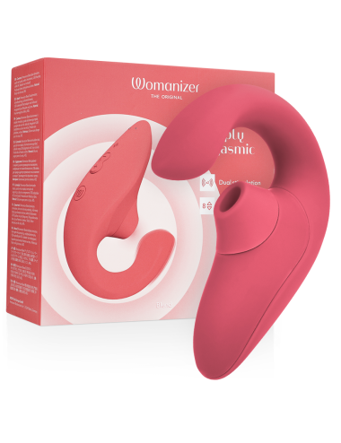 WOMANIZER - VIBRATORE STIMOLATORE CONIGLIO BLEND VIBRANT ROSE