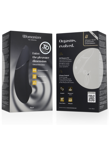 WOMANIZER - NEXT STIMOLATORE CLITORIDEO NERO