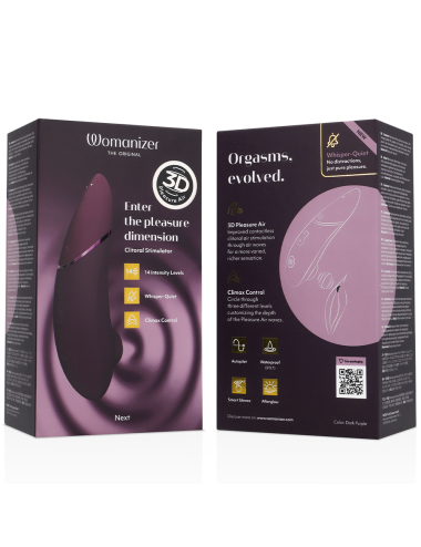 WOMANIZER - NEXT STIMOLATORE CLITORIDEO VIOLA SCURO