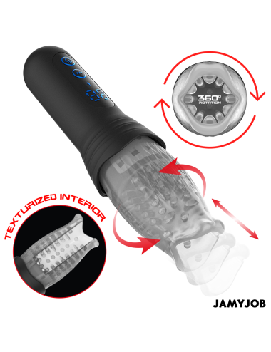 JAMYJOB - SPINJOB 2.0 MASTURBATORE CON SPINTA E ROTAZIONE