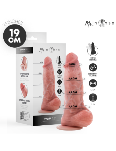 MR INTENSE - PICCOLO SPENCER DILDO IN SILICONE 19 CM -Ø- 4