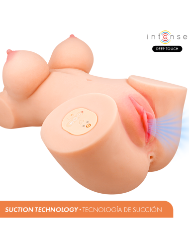 INTENSE DEEP TOUCH - VERO TORSO ANO E VAGINA CON EFFETTI DI ASPIRAZIONE