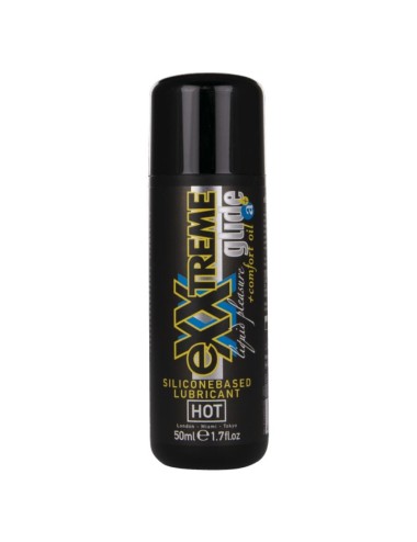 HOT - EXXTREME GLIDE LUBRIFICANTE A BASE DI SILICONE + OLIO COMFORT A+ 50 ML
