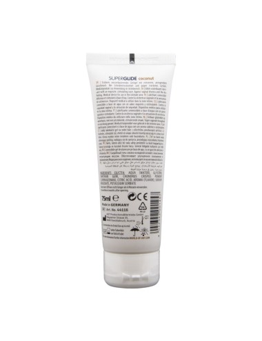 HOT - SUPERGLIDE LUBRIFICANTE COMMESTIBILI A BASE D'ACQUA DI COCCO 75 ML