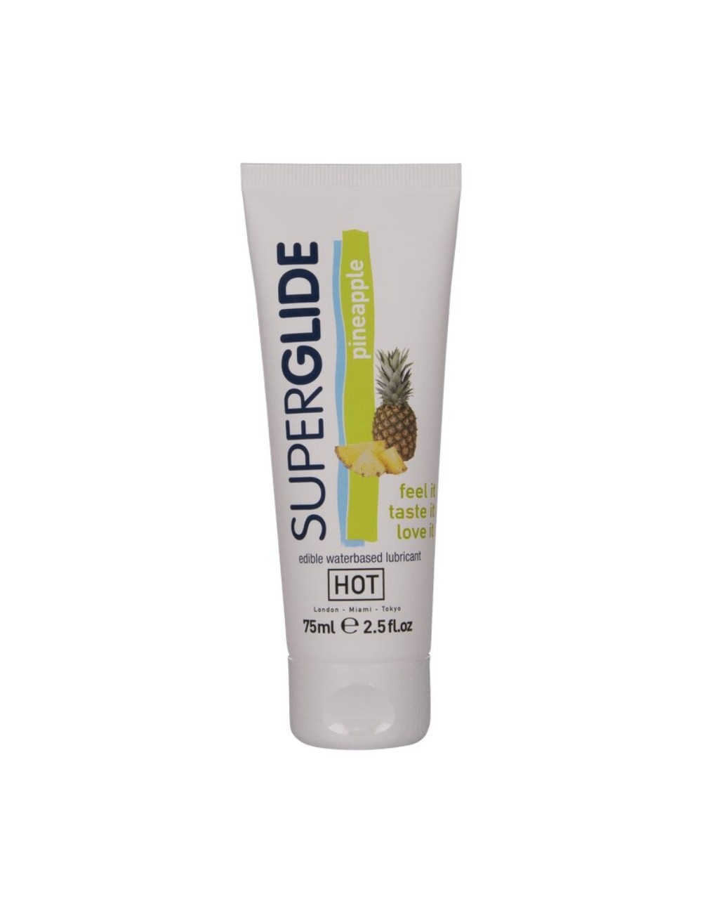 HOT - SUPERGLIDE LUBRIFICANTE COMMESTIBILI A BASE D'ACQUA ANANAS 75 ML