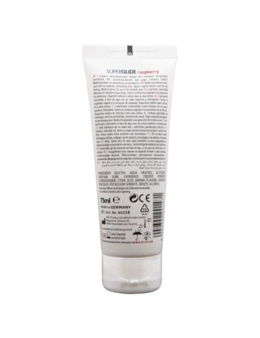 HOT - SUPERGLIDE LUBRIFICANTE COMMESTIBILI A BASE D'ACQUA LAMPONE 75 ML