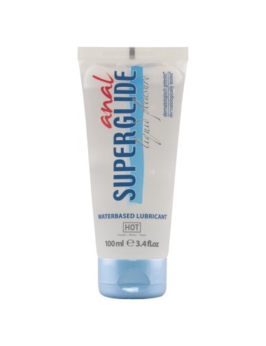 HOT - ANAL SUPERGLIDE LIQUID PLEASURE LUBRIFICANTE A BASE D'ACQUA 100 ML