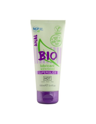 HOT - LUBRIFICANTE BIO A BASE D'ACQUA SUPERGLIDE ANAL 100 ML