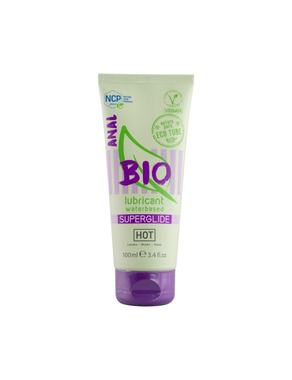 HOT - LUBRIFICANTE BIO A BASE D'ACQUA SUPERGLIDE ANAL 100 ML
