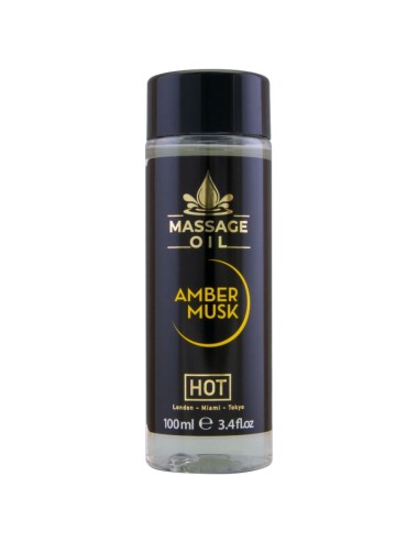 HOT - OLIO DA MASSAGGIO AMBRA E MUSCHIO 100 ML