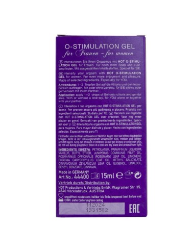 HOT - GEL O-STIMOLANTE PER DONNA 15 ML
