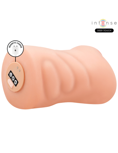 INTENSE DEEP TOUCH - MASTURBATORE VAGINALE VIBRANTE E GEMELLATO KRISTA E TELECOMANDO