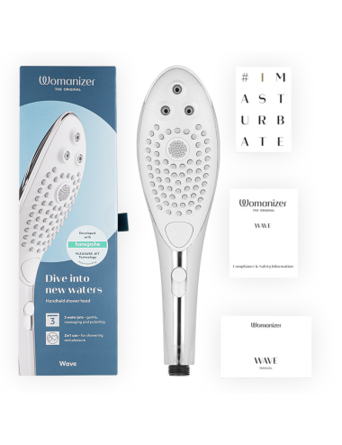WOMANIZER - SOFFIONE DOCCIA STIMOLANTE CLITORIDEO WAVE CROMATO