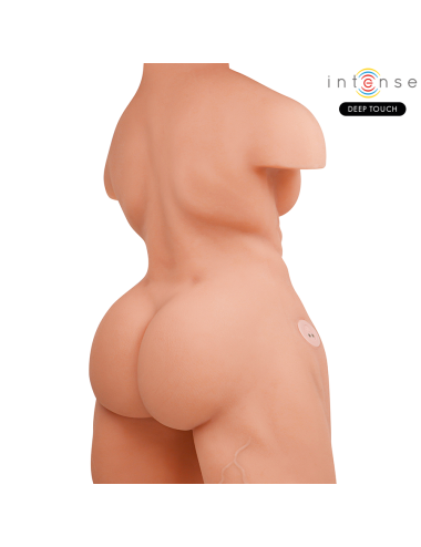 INTENSE DEEP TOUCH - MARTY TORSO CON ANO E DILDO REALISTICO CON SPINTA E VIBRAZIONE, TELECOMANDO, 6,2 KG