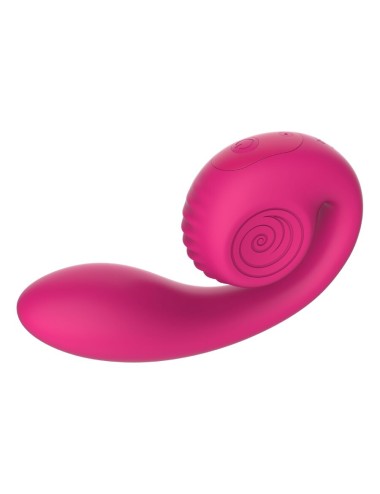 SNAIL VIBE - VIBRATORE ROSA GIZI LITE DOPPIO PUNTO G E CLITORIDEO
