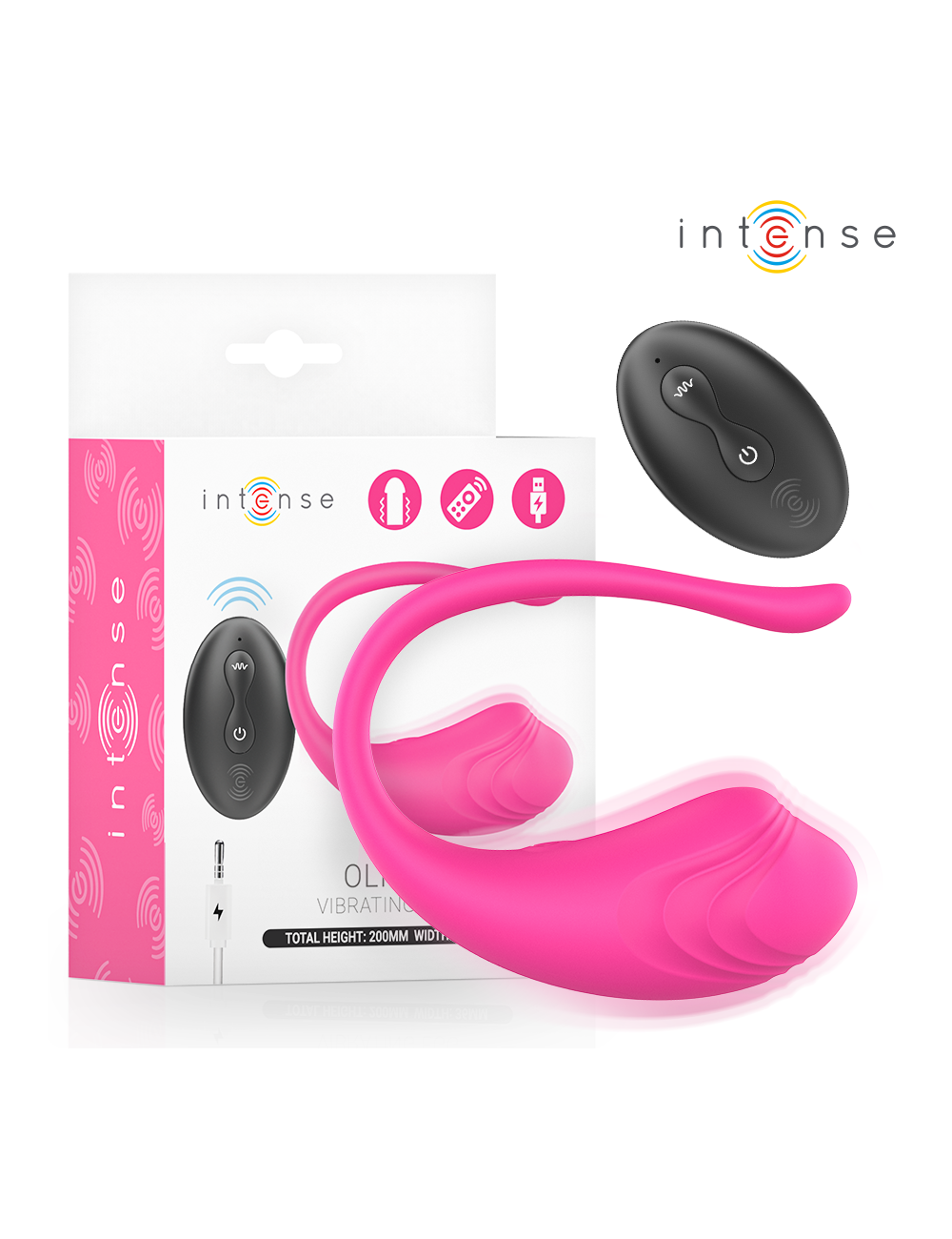 INTENSE - OLIVIA PINK UOVO VIBRANTE CON TELECOMANDO