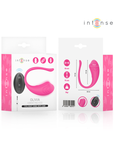 INTENSE - OLIVIA PINK UOVO VIBRANTE CON TELECOMANDO