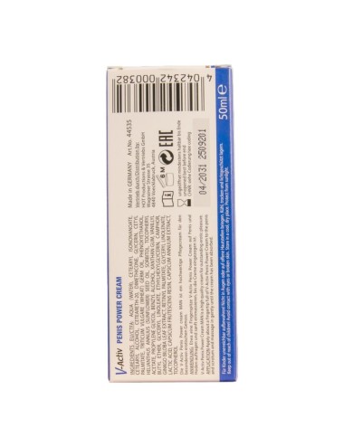 HOT - V-ACTIV PENIS POWER CREAM PER UOMO 50 ML