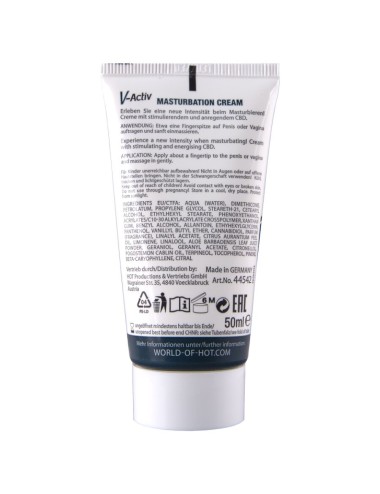 HOT - CREMA PER LA MASTURBAZIONE CON CBD - UNISEX 100ML