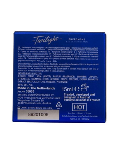 HOT - TWILIGHT PHEROMONE PARFUM UOMO 15 ML