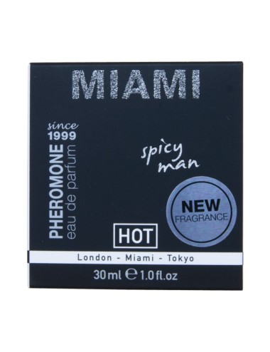 HOT - PROFUMO AI FEROMONI MIAMI SPICY MAN 30 ML