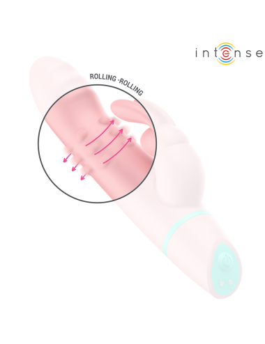 INTENSE - STIMOLATORE E VIBRATORE ROTANTE ALVIN RABBIT + OSCILLANTE